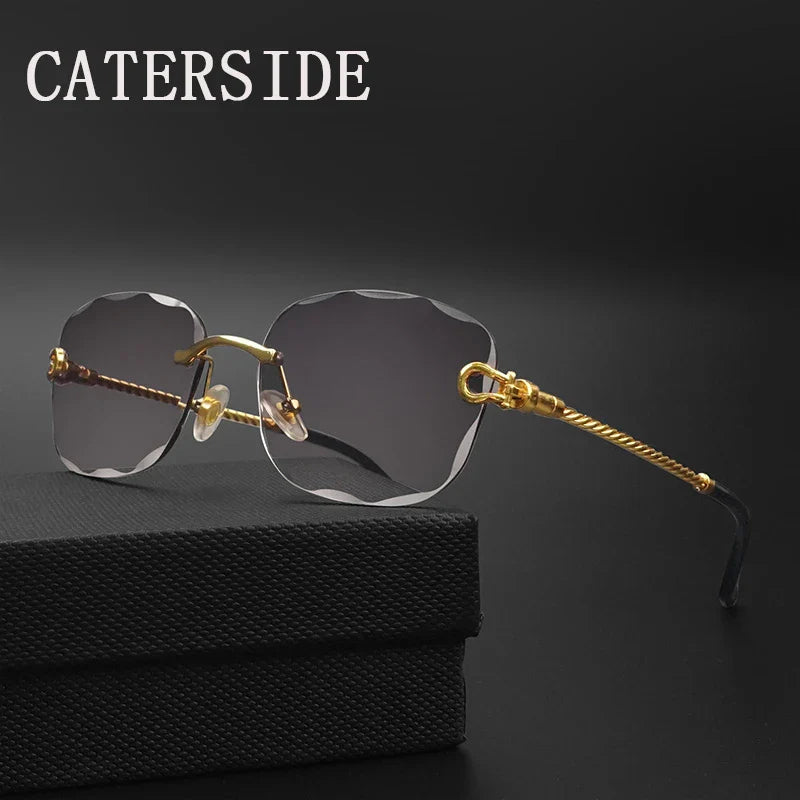 Rimcutter Royale Caterside Retro Gradient Sunglasses – Blade Lens Street Icon Shades