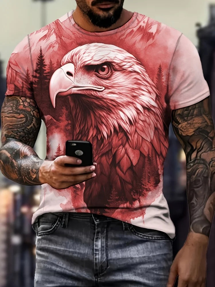 FREEDOM TALON // 3D Screaming Eagle Tee – Summer Casual Patriot Grind Edition
