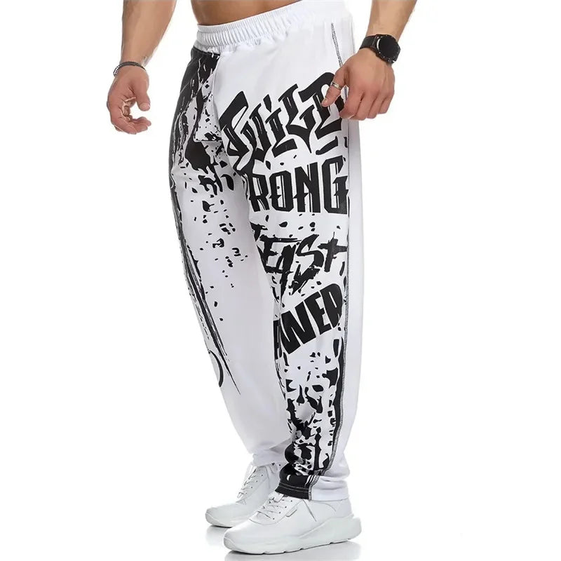 CLIFFORDLENOX™ CHAOS MODE Graffiti-Tech Sweatpants | Quick-Dry Breathable Rockstar Training Joggers (Men’s)