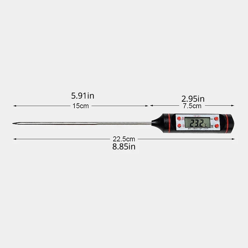 GrillMaster Pro Digital Kitchen Thermometer – Instant Accurate BBQ & Liquid Temp Probe