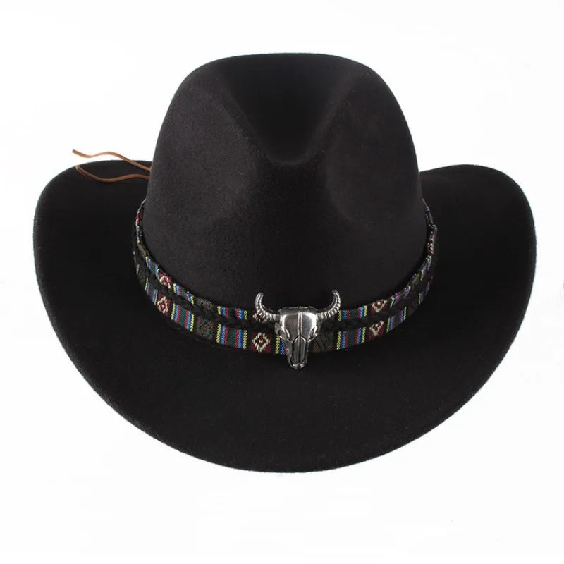Outlaw Mirage – Cow Print Western Jazz Hat for Wild Rodeos & Neon Rodeo Raves  Product Descripti