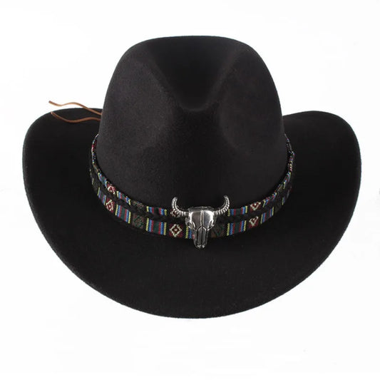Outlaw Mirage – Cow Print Western Jazz Hat for Wild Rodeos & Neon Rodeo Raves  Product Descripti