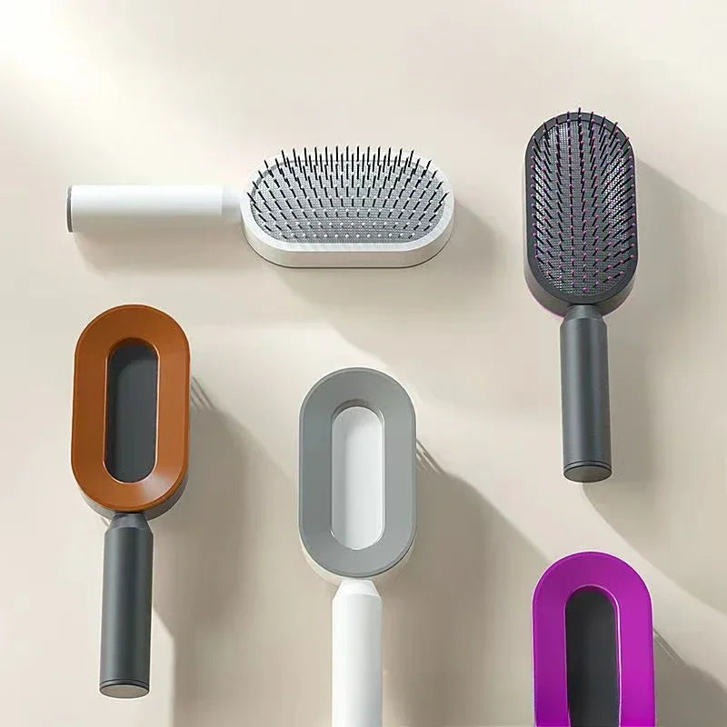 The Reckless Comb: One-Click Clean, Scalp-Slaying Air Cushion Hairbrush for Hardcore Hair Rebels