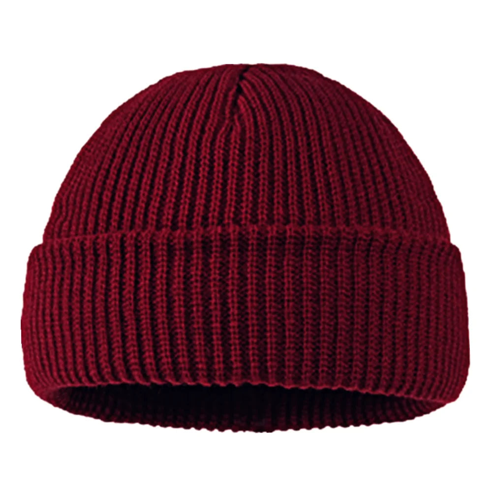 Winter Warm Beanies – Casual Short Thread Hip Hop Hat for Men and Women