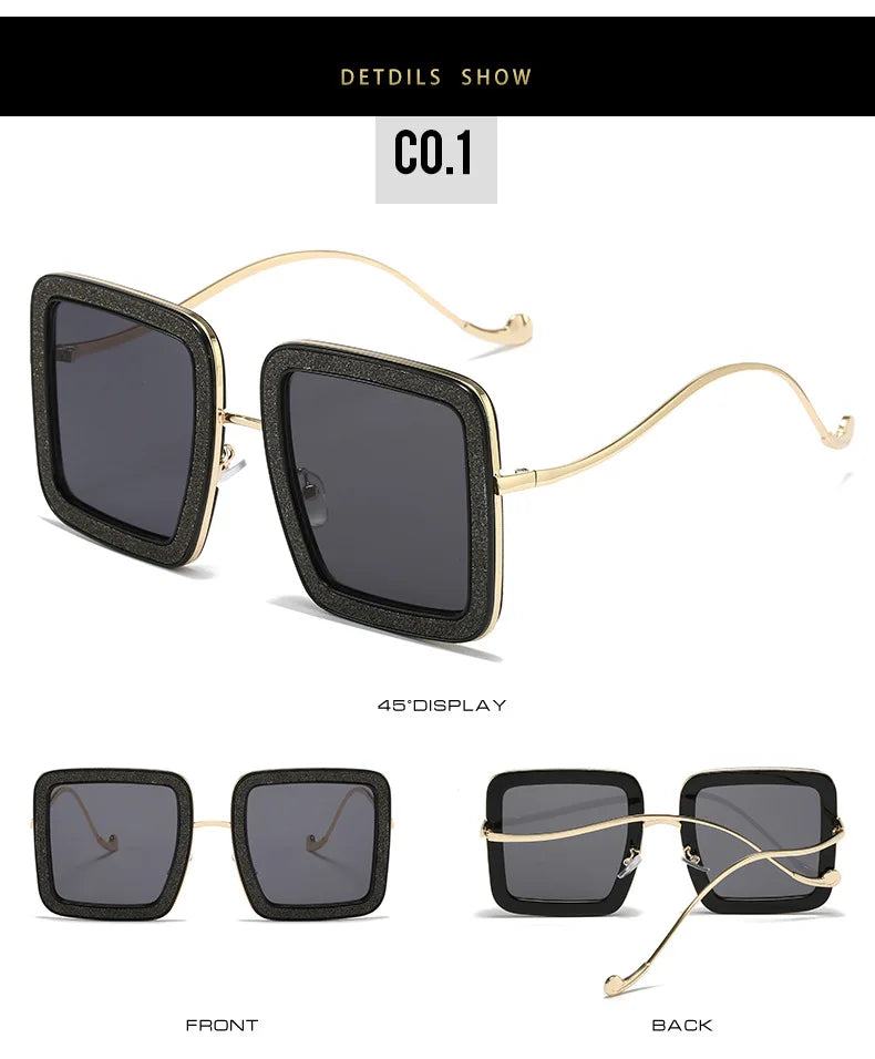 Glitter Vortex Shades – Rockstar Ice-Out Sunglasses for Unapologetic Legends