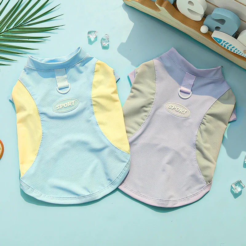 “Breezy Pup Swagger” Summer Cooling Hoodie – Chill Vibes Only for Your Furry Bestie