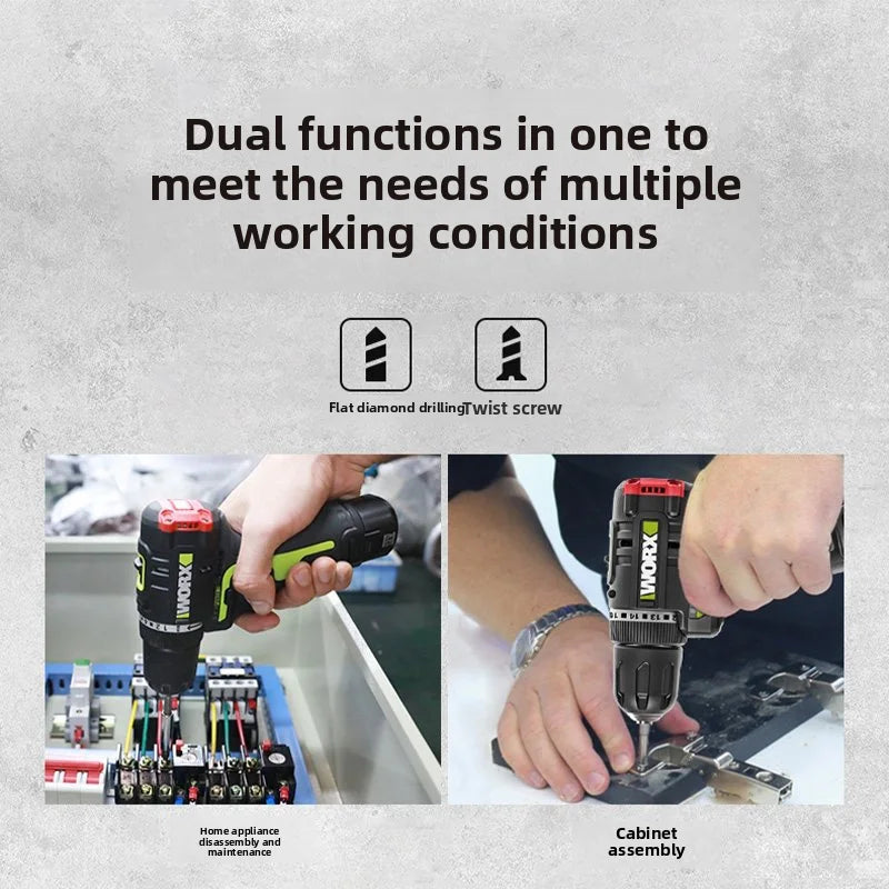 Worx WU130X Steel Cannon Brushless Cordless Drill – Lithium Beast with Wireless Charging & Military-Grade Grit