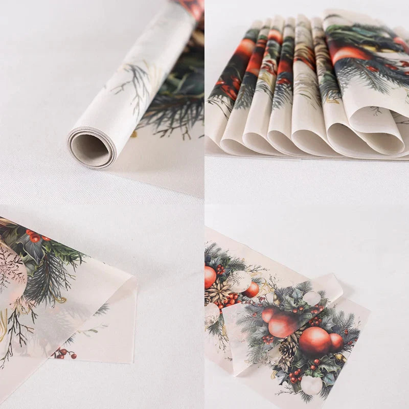 FestiveFeast Christmas Table Runner – Merry Christmas Home Decoration 2025–2026, Holiday Dining Table Decor & New Year Ornament 🎄✨