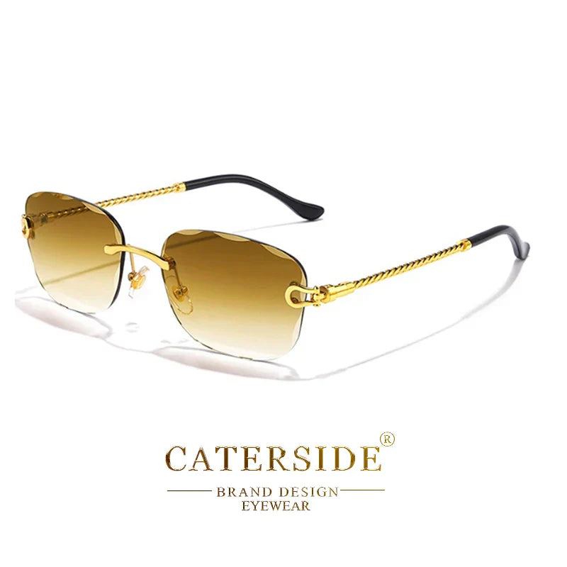 Rimcutter Royale Caterside Retro Gradient Sunglasses – Blade Lens Street Icon Shades