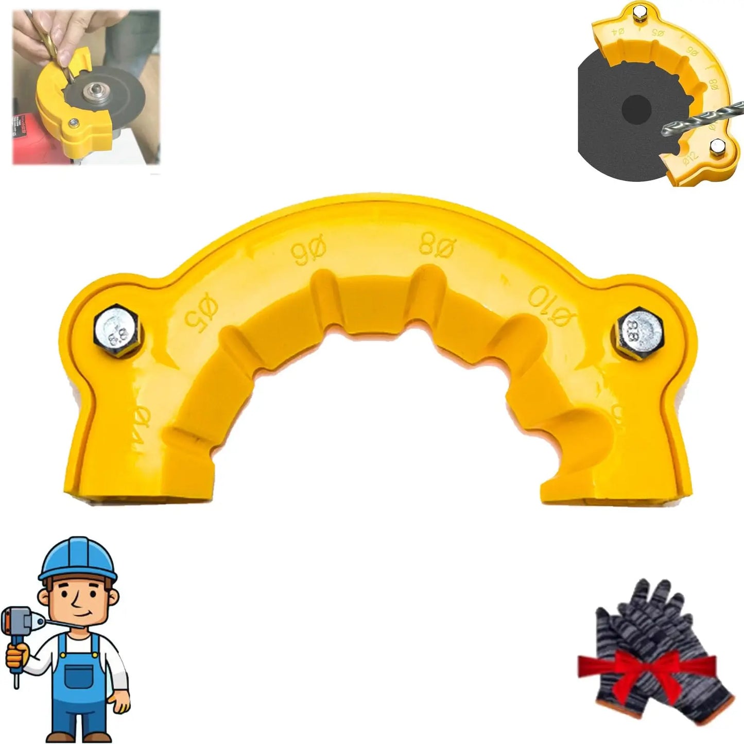 MAX 6-in-1 Drill Saver – Multi-Spec Drill Sharpener & Polishing Tool 🛠️✨