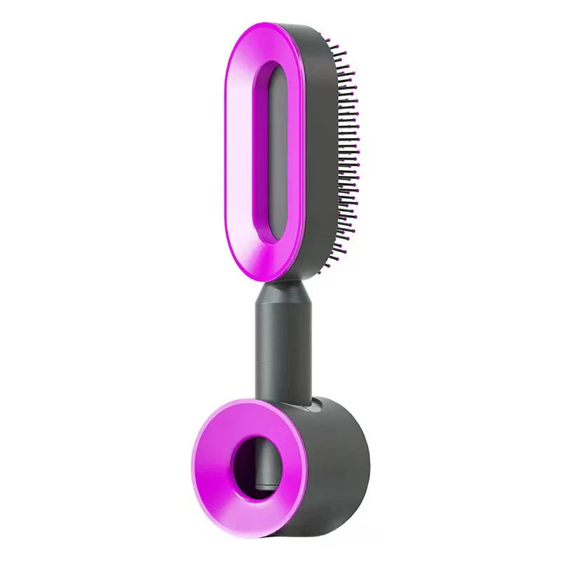 The Reckless Comb: One-Click Clean, Scalp-Slaying Air Cushion Hairbrush for Hardcore Hair Rebels