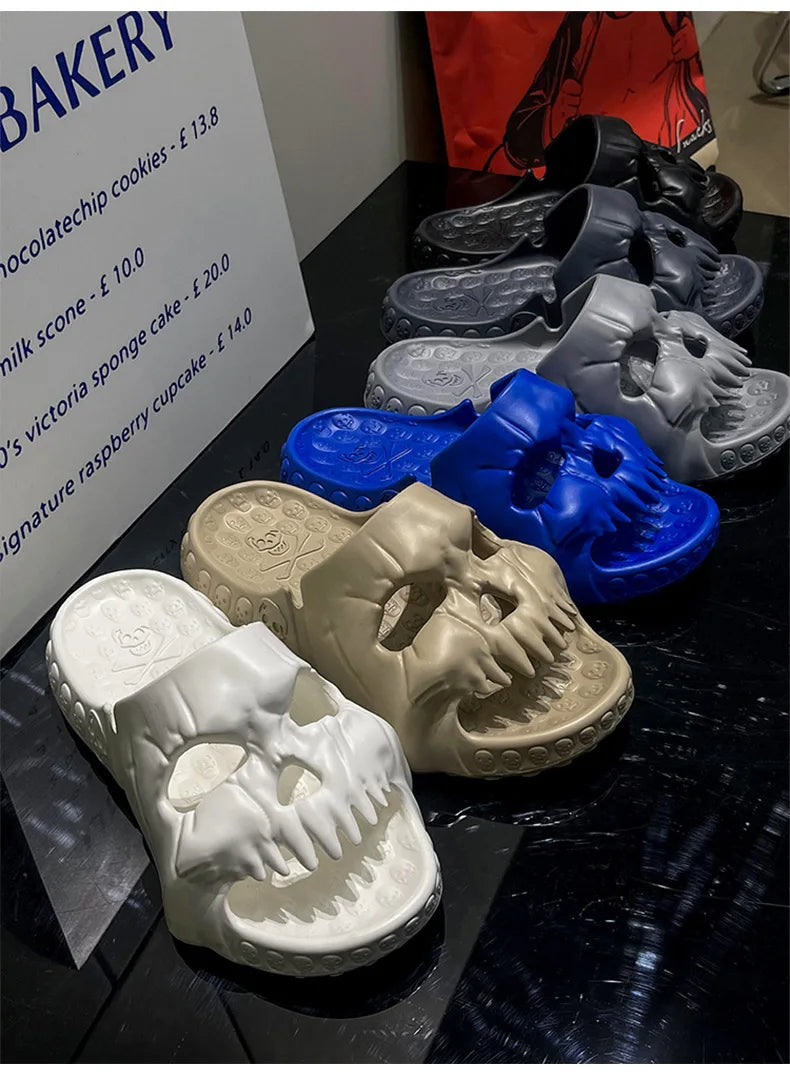 Skull Stompers – Heavy Sole EVA Punk Slides for Men & Women (Summer ‘25 Limited Chaos Edition)