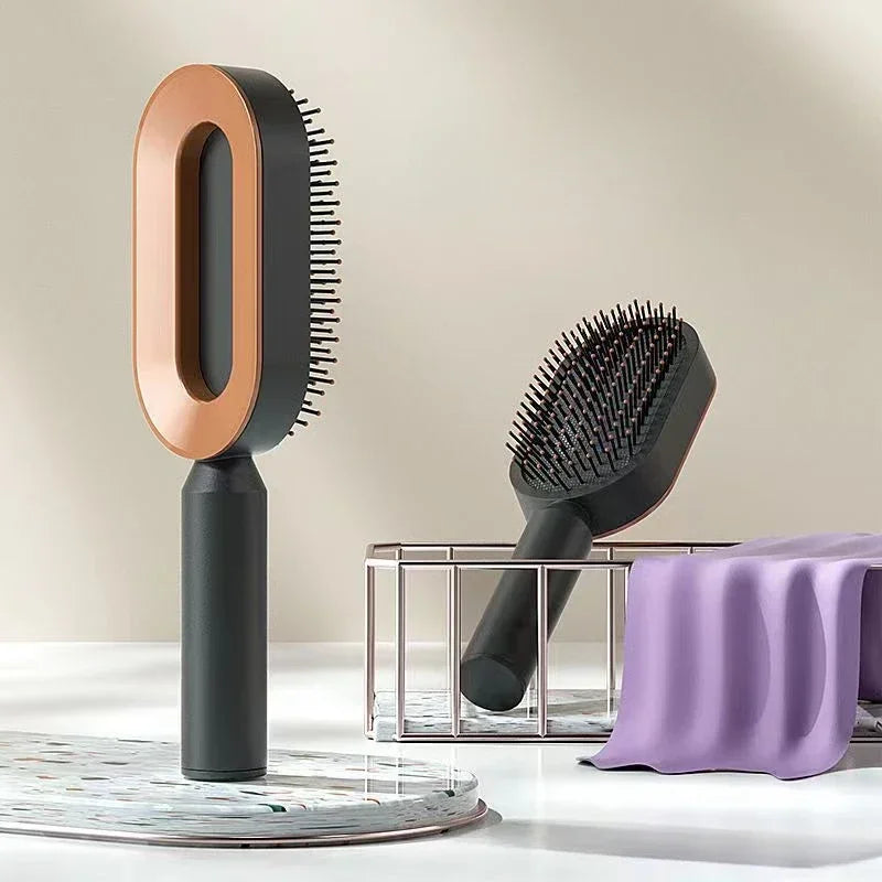 The Reckless Comb: One-Click Clean, Scalp-Slaying Air Cushion Hairbrush for Hardcore Hair Rebels