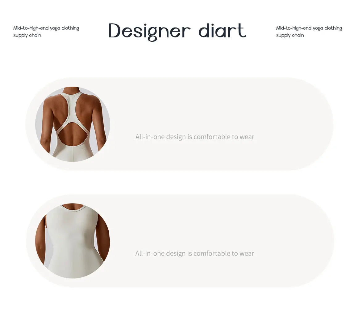 Seamless Yoga Jumpsuit - All-in-One Workout Outfit for Women