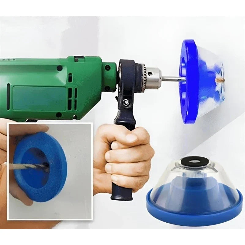 DustShield Electric Drill Dust Cover – Universal Dust Collector for Hammer & Impact Drilling