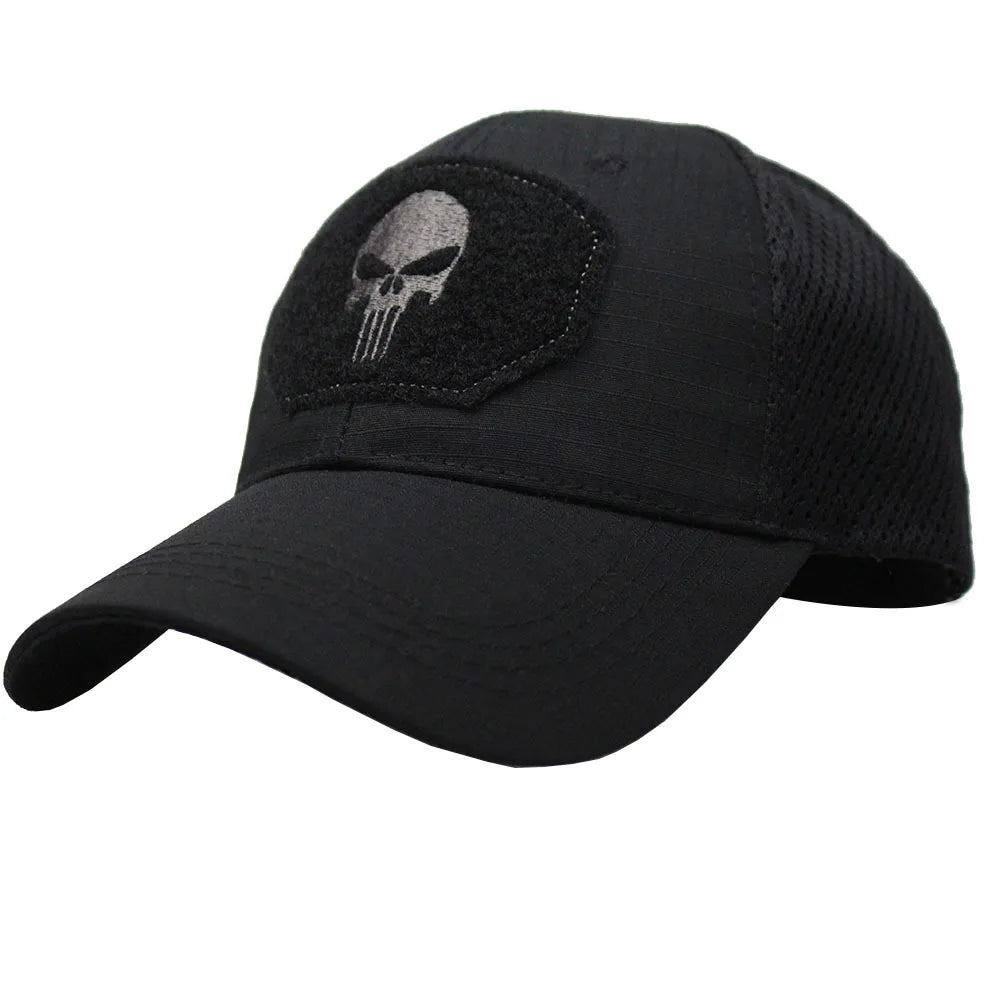 Skull Recon Tactical Camo Mesh Cap