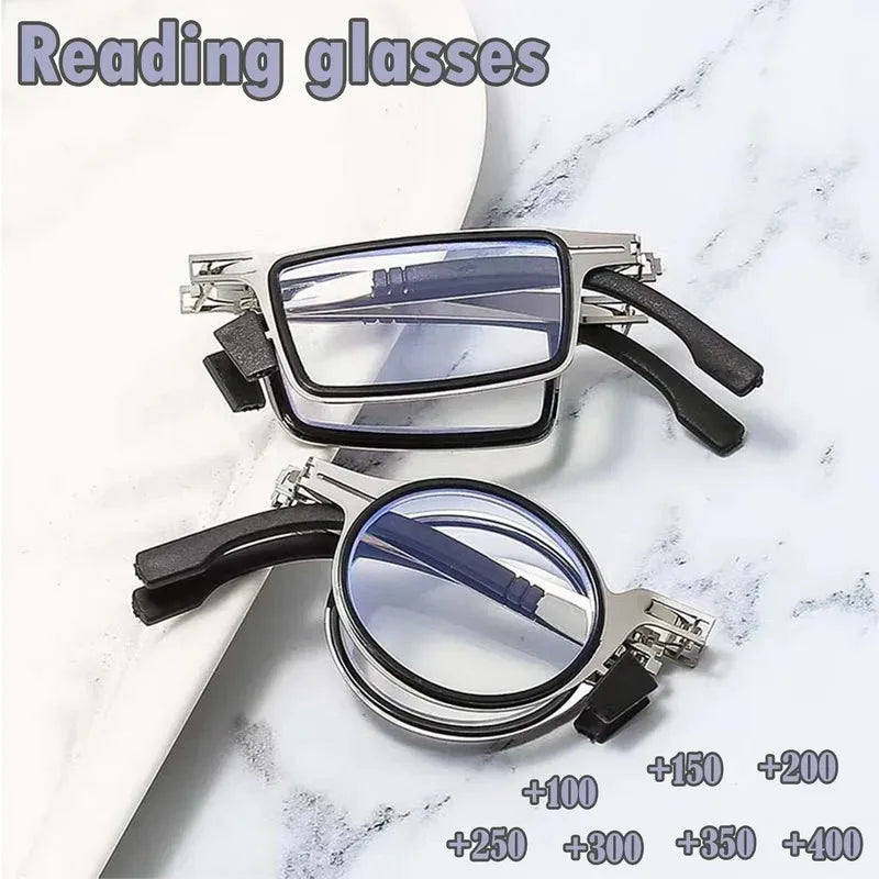MOONBIFFY Fold & Focus – Portable Smart Folding Blue Light Reading Glasses for Men & Women 👓✨