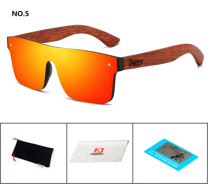 Dubery Natural Wooden Polarized Sunglasses – Boundless Vintage Men’s Shades