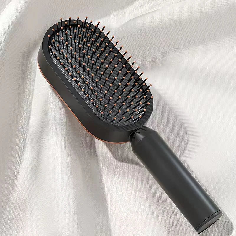 The Reckless Comb: One-Click Clean, Scalp-Slaying Air Cushion Hairbrush for Hardcore Hair Rebels