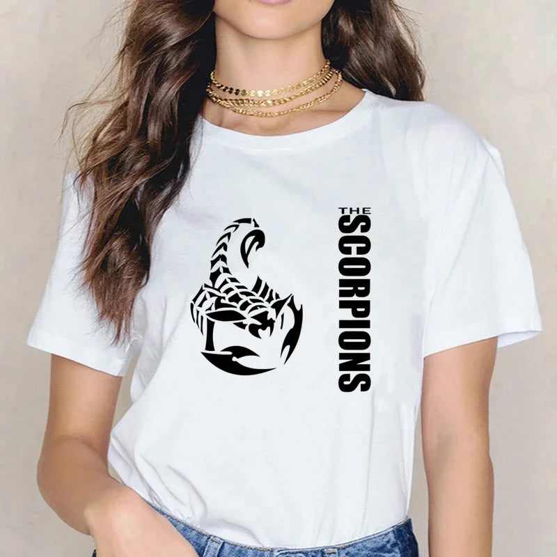 Love At First Riff: Scorpions Women’s T-Shirt for Loud Souls & Silent Judgers
