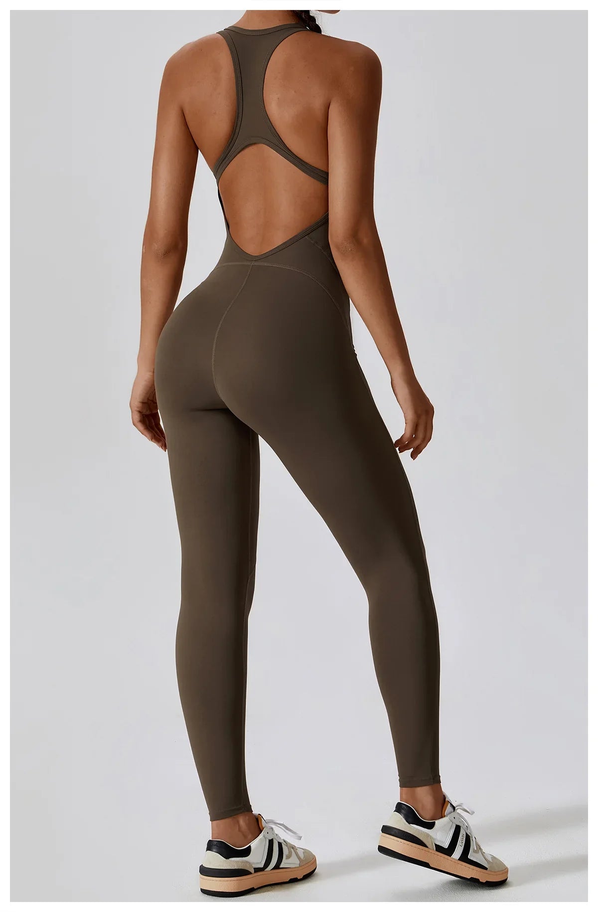 Seamless Yoga Jumpsuit - All-in-One Workout Outfit for Women