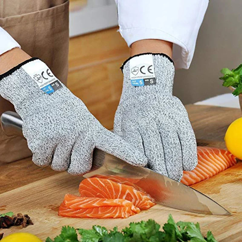 Grade 5 Cut-Proof Kitchen Safety Gloves for Slicers, Dicers & DIY Daredevils | Food-Safe, Scratch-Resistant, Chef-Approved!