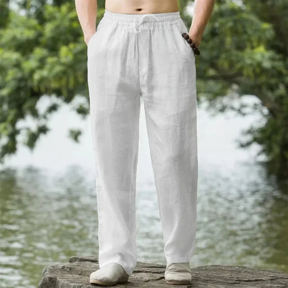 Mission Critical Summer Linen Joggers – King Billion Men’s Beach Ops Pants