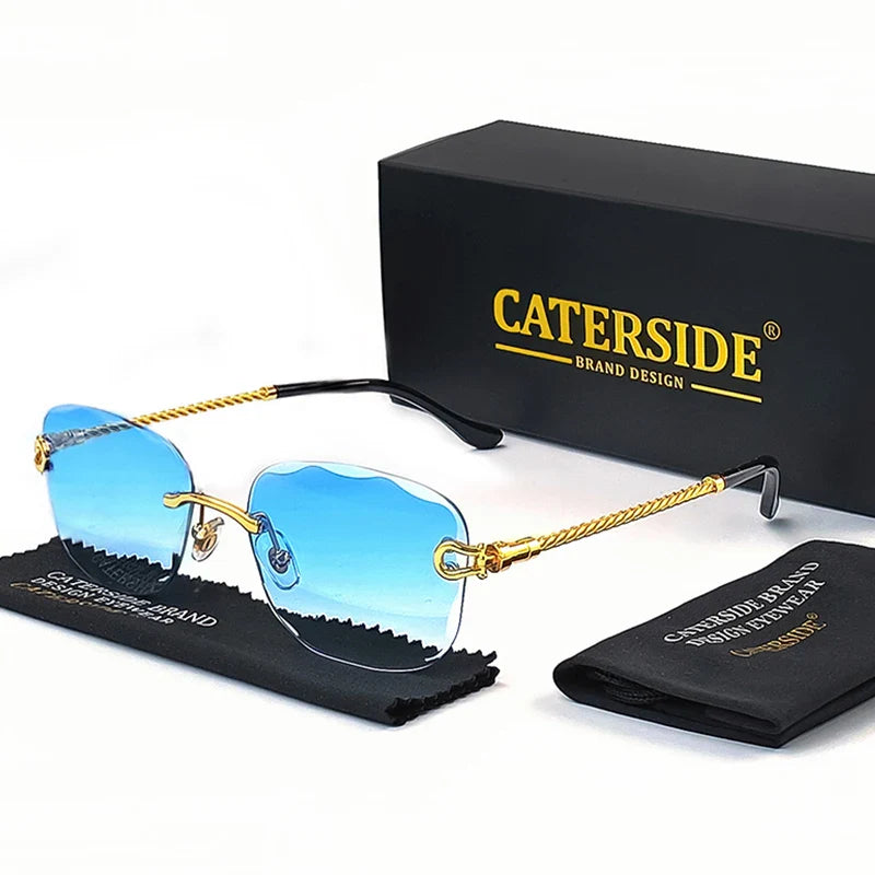 Rimcutter Royale Caterside Retro Gradient Sunglasses – Blade Lens Street Icon Shades