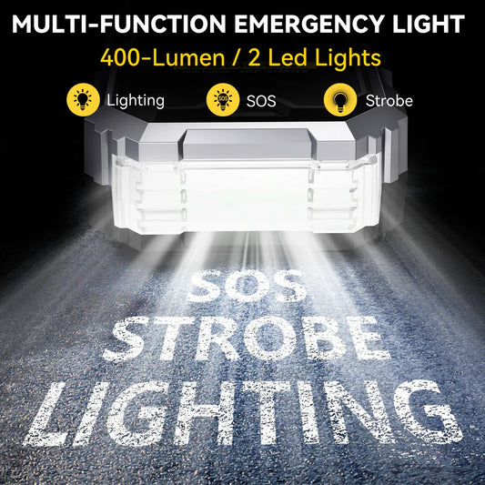 BOOMcharge 7000A – Mega Power Car Jump Starter + Smart Air Compressor + LED Power Bank Combo