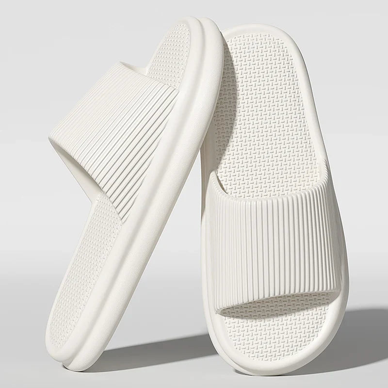 "DEADWALKER 49s" – Apocalypse-Ready Flat Sole Sliders for Men & Women | Heavy Metal Bathhouse Slippers | Big Sizes 48–49