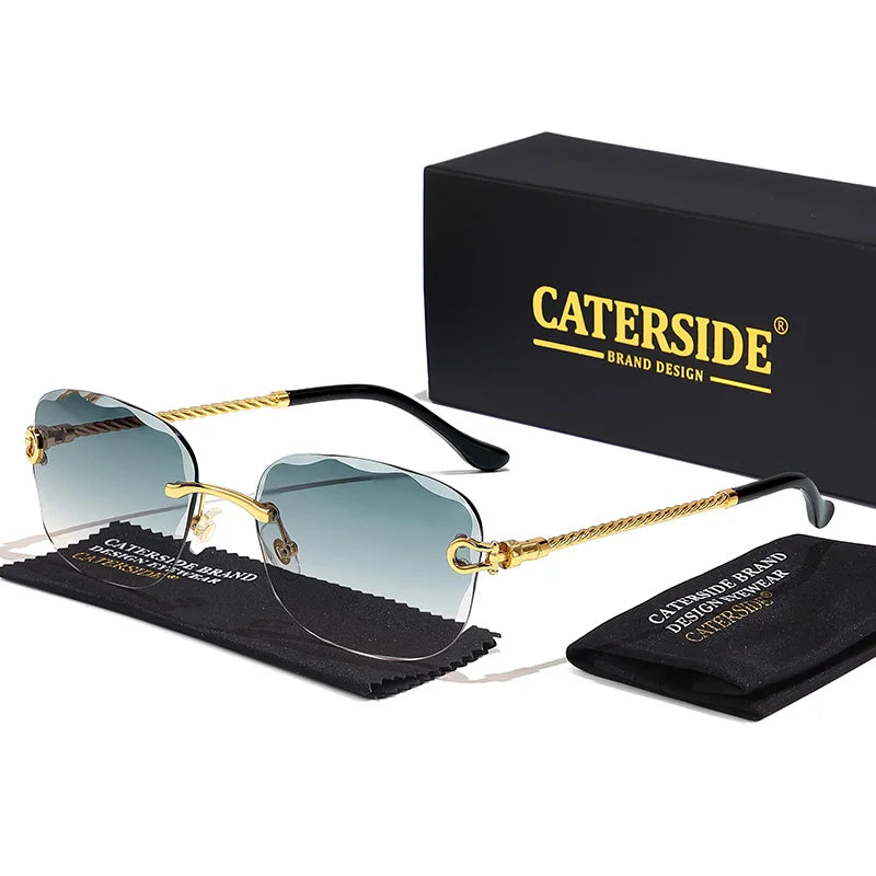 Rimcutter Royale Caterside Retro Gradient Sunglasses – Blade Lens Street Icon Shades