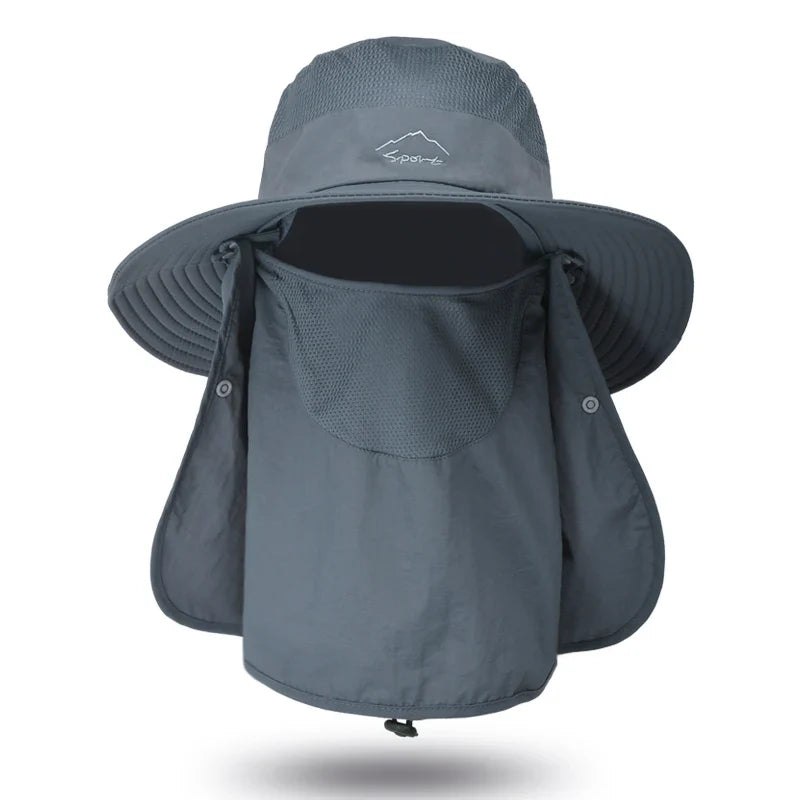 Death Valley Ghostshade – Tactical Fisherman’s Sun Hat with Face Shield and Breathable Dome