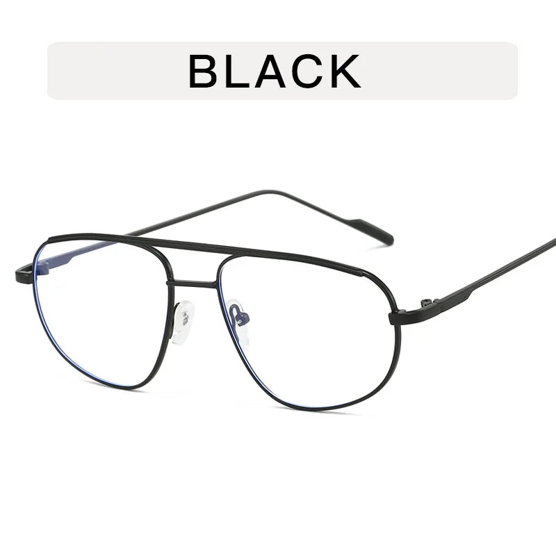 ThrasherVision Metal Punk Half-Frame Pilot Shades – UV400 Gradient Eyewear for Rebels & Rockstars