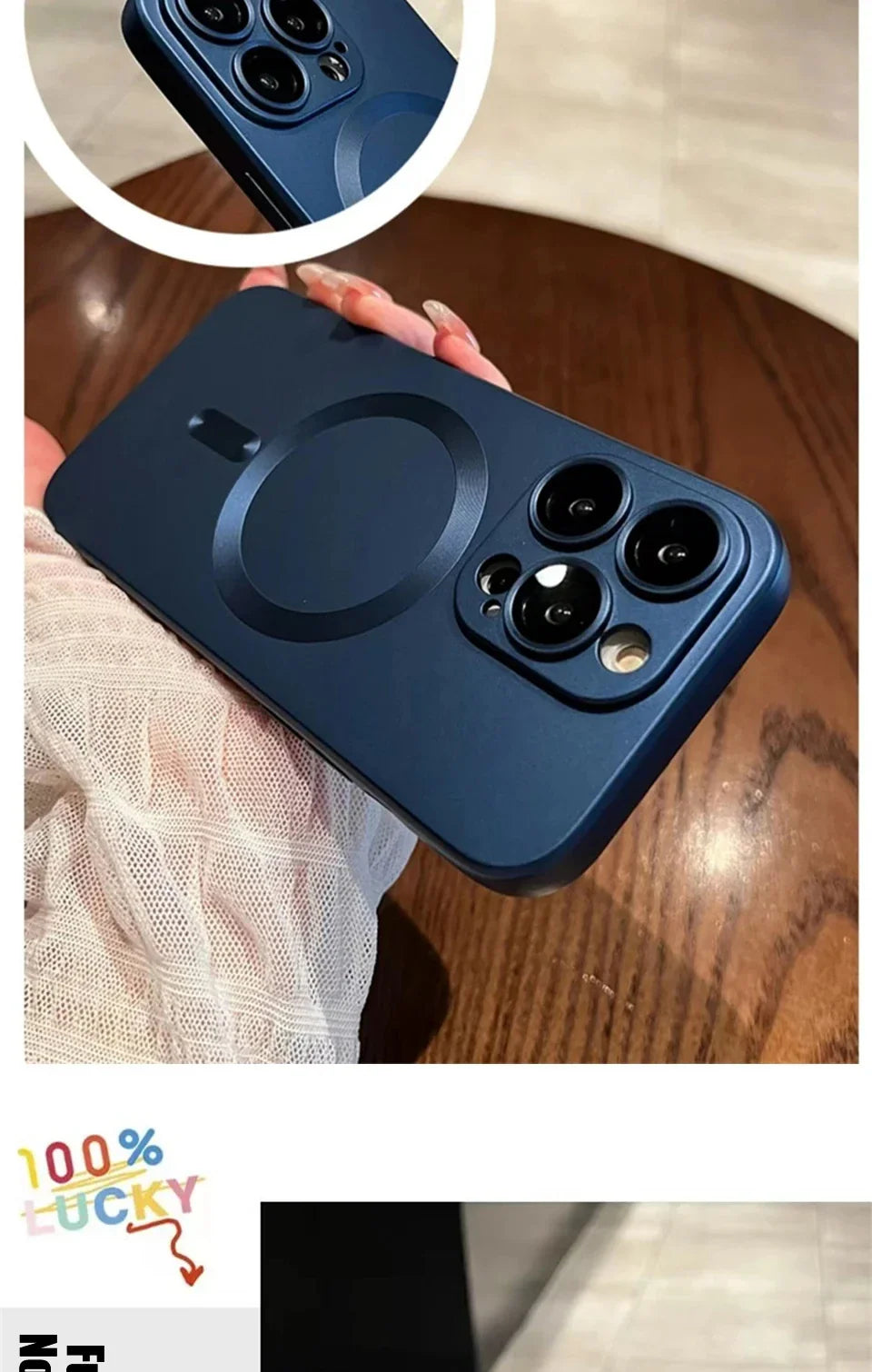 MagSafe Matte Magnetic Shockproof iPhone Case – Wireless Charging Ready ⚡📱