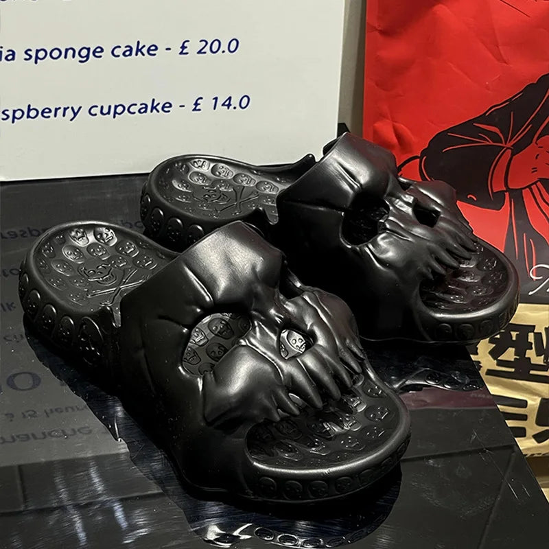 Skull Stompers – Heavy Sole EVA Punk Slides for Men & Women (Summer ‘25 Limited Chaos Edition)