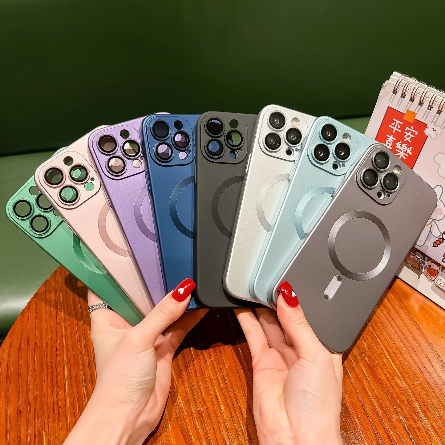 MagSafe Matte Magnetic Shockproof iPhone Case – Wireless Charging Ready ⚡📱