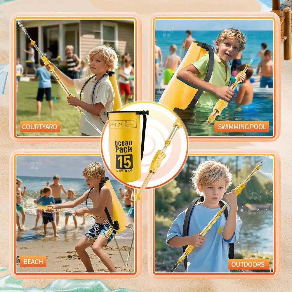 Mega Backpack Water Soaker – Big Splash Fun for Endless Summer Play 🎒🌊