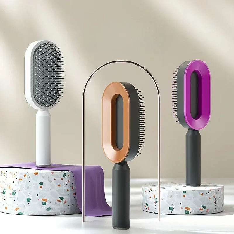 The Reckless Comb: One-Click Clean, Scalp-Slaying Air Cushion Hairbrush for Hardcore Hair Rebels