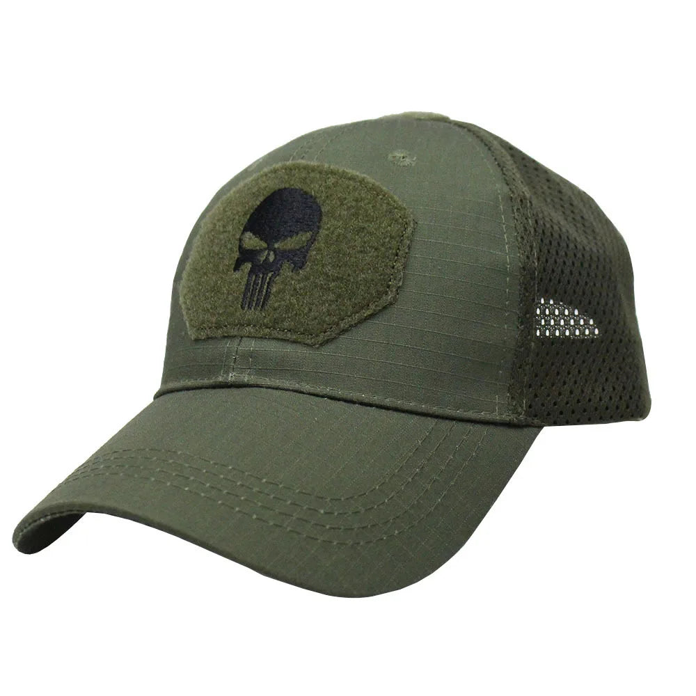 Skull Recon Tactical Camo Mesh Cap