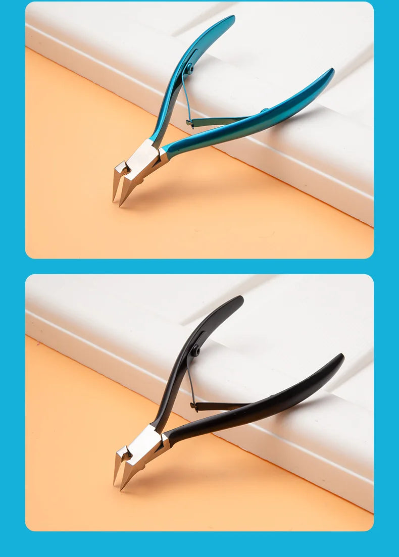 ClipTitan Precision Toenail Nipper – Stainless Steel Ingrown & Thick Nail Clipper for Podiatrist-Grade Care at Home