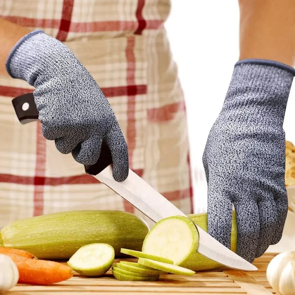 Grade 5 Cut-Proof Kitchen Safety Gloves for Slicers, Dicers & DIY Daredevils | Food-Safe, Scratch-Resistant, Chef-Approved!