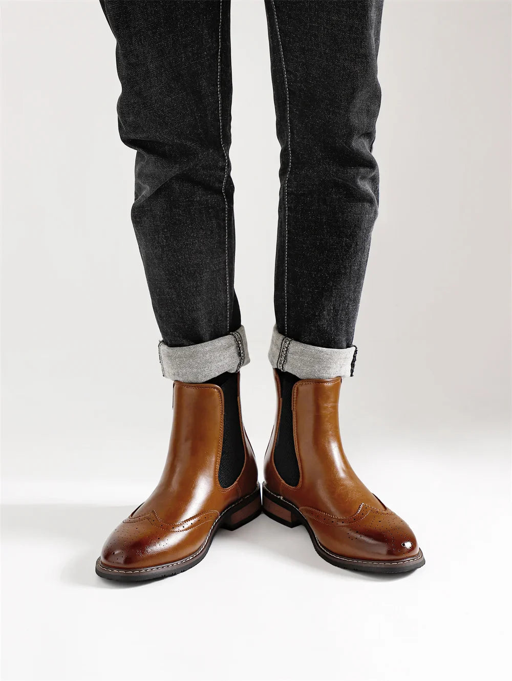 "Dead Poets Boots" – Lizard Vigilante Soft Leather Chelsea Boots for Men | Sleek Pointed-Toe Ankle Icons for Rebels, Artists & Gentlemen