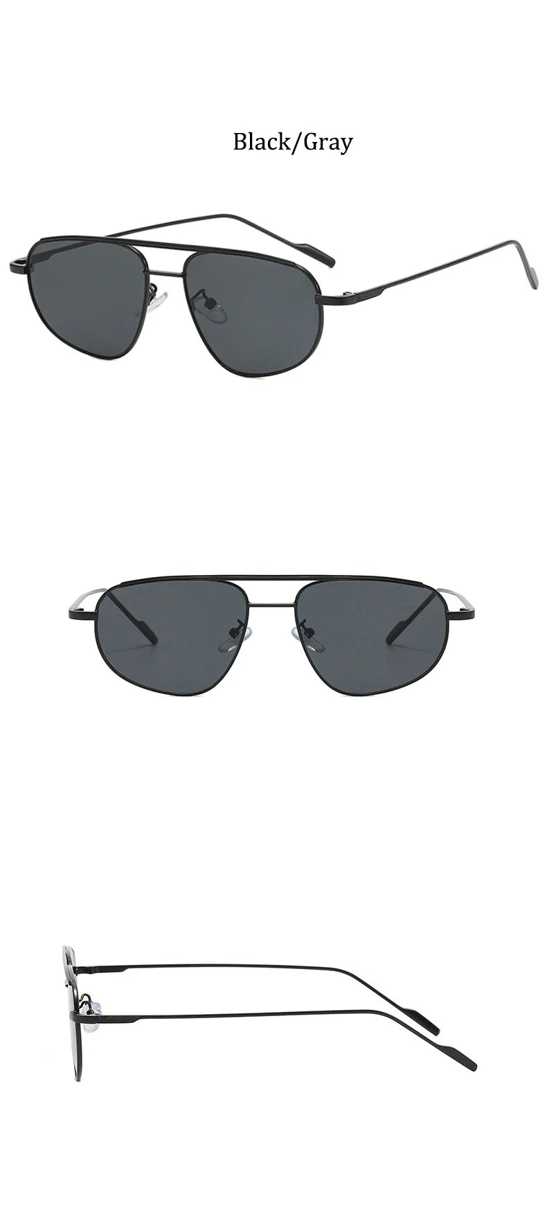 NIGHTCRASH 9190 – Retro Alloy Pilot Shades for Women | UV400 Rockstar Grade Gradient Eyewear