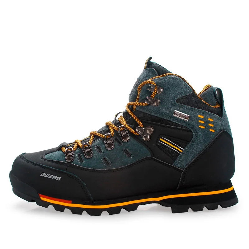 RiffHiker V1 – Men’s Leather Climbing Boots for Mountain Trails & Street Rebellion