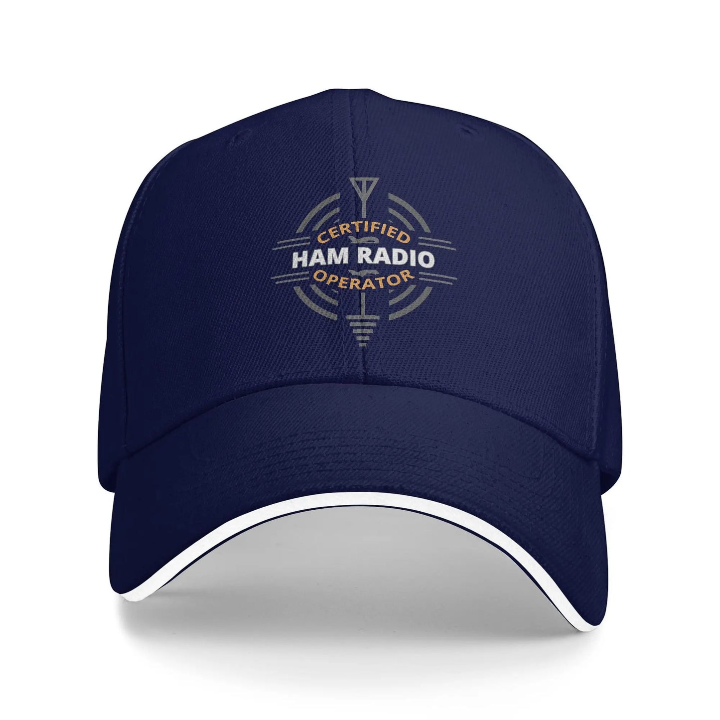 Ham Radio Operator Trucker Baseball Cap Adjustable Sun Protection Hiking Fishing Unisex Hat