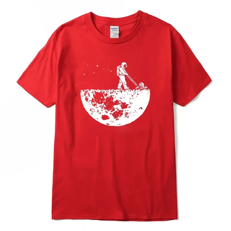 Lunar Cleaner Cotton Graphic Tee For Men – High Quality Casual Hip Hop O-Neck Summer T-Shirt