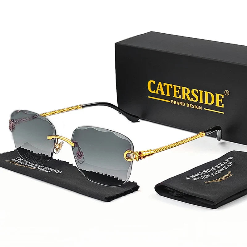 Rimcutter Royale Caterside Retro Gradient Sunglasses – Blade Lens Street Icon Shades