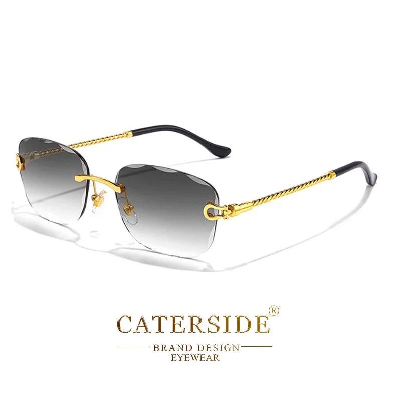 Rimcutter Royale Caterside Retro Gradient Sunglasses – Blade Lens Street Icon Shades