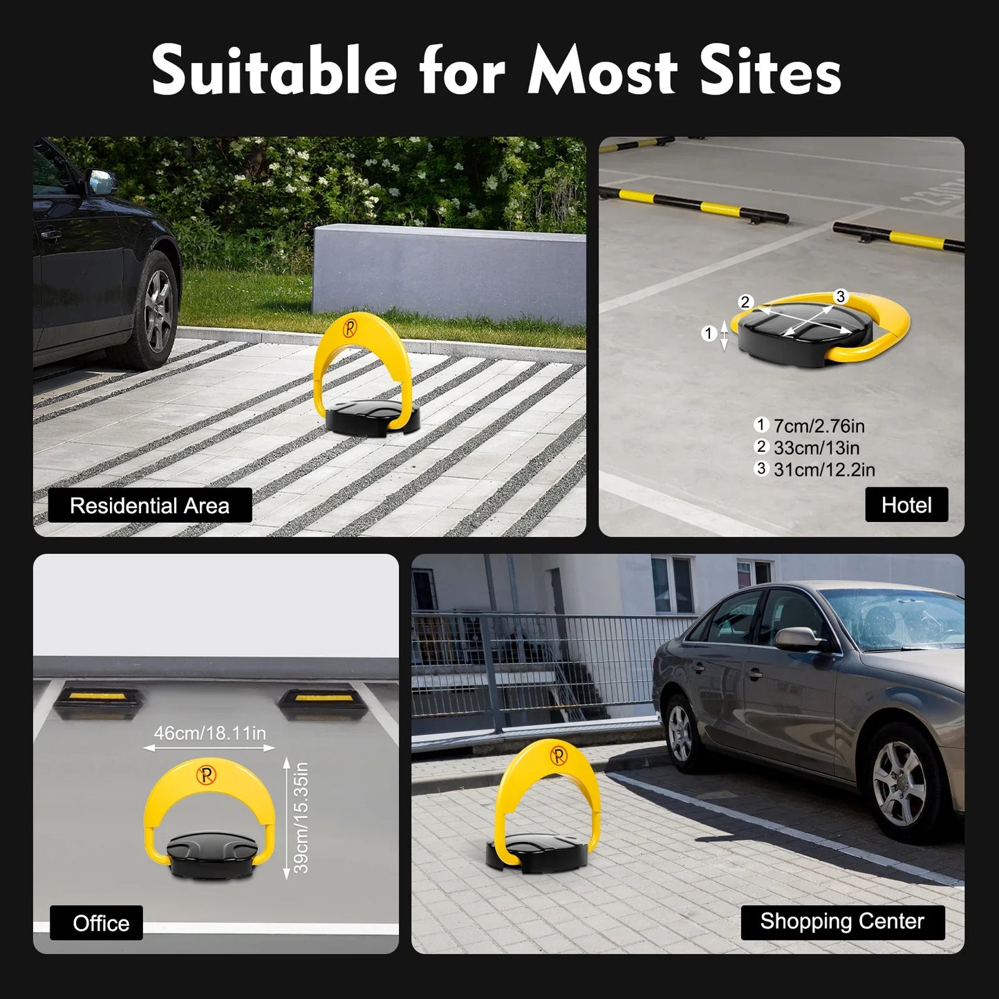 GuardianFold Smart Parking Lock | Remote-Control Steel Sentinel That Saves Your Spot Like a Boss 🚗🛡️