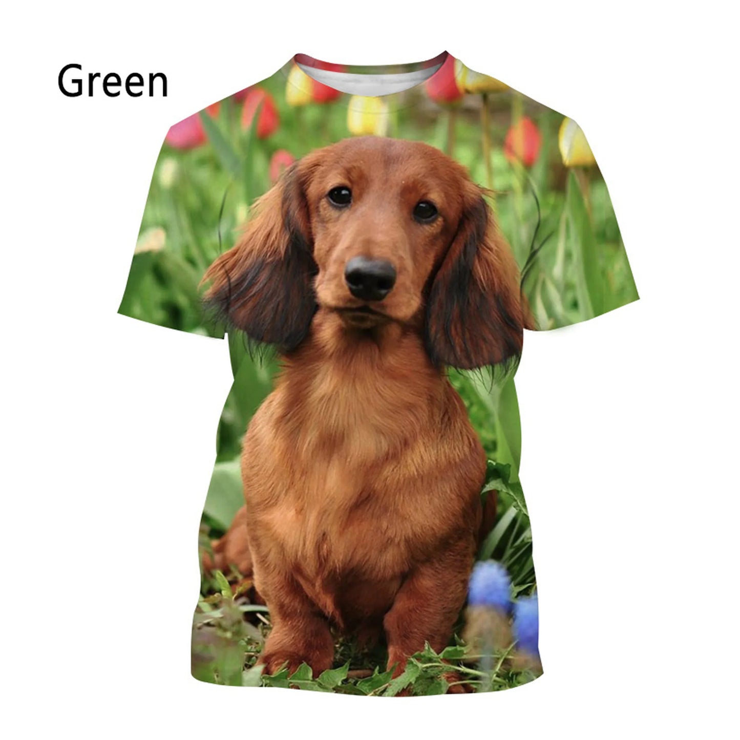Dachshund 3D printed quick-dry t-shirt – tactical-grade casual tee for men & women XXL to 6XL ⚡🐶